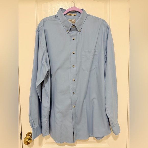 L.L. Bean Other - L.L. Bean Light Blue Button Down Shirt Men’s XL Regular Long Sleeve Classic Fit